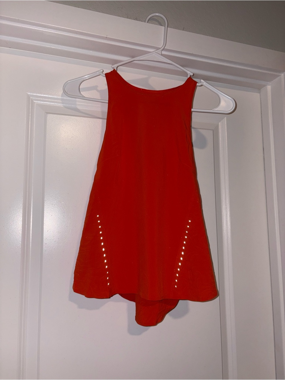 lululemon athletica Red High-Neck Athletic Tank